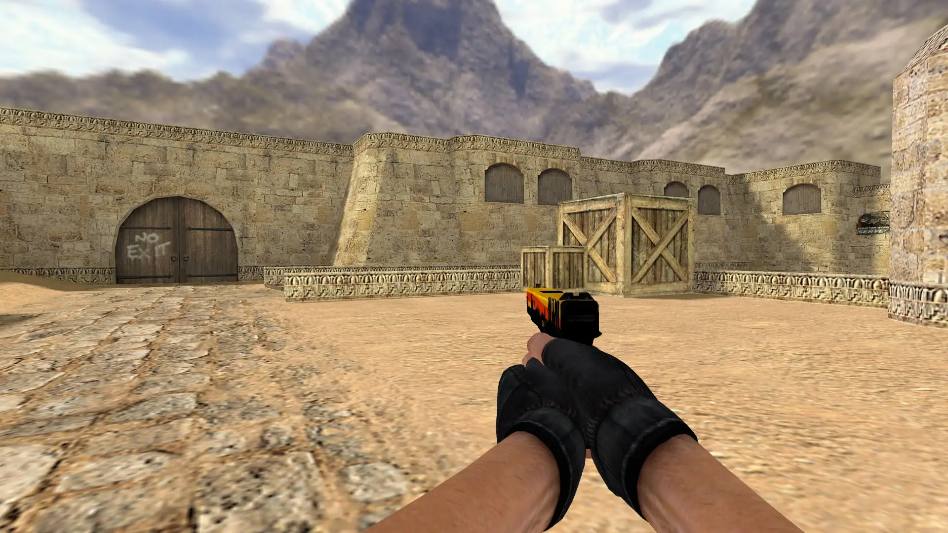 Glock-18 City Scape — de_dust2 (first person)