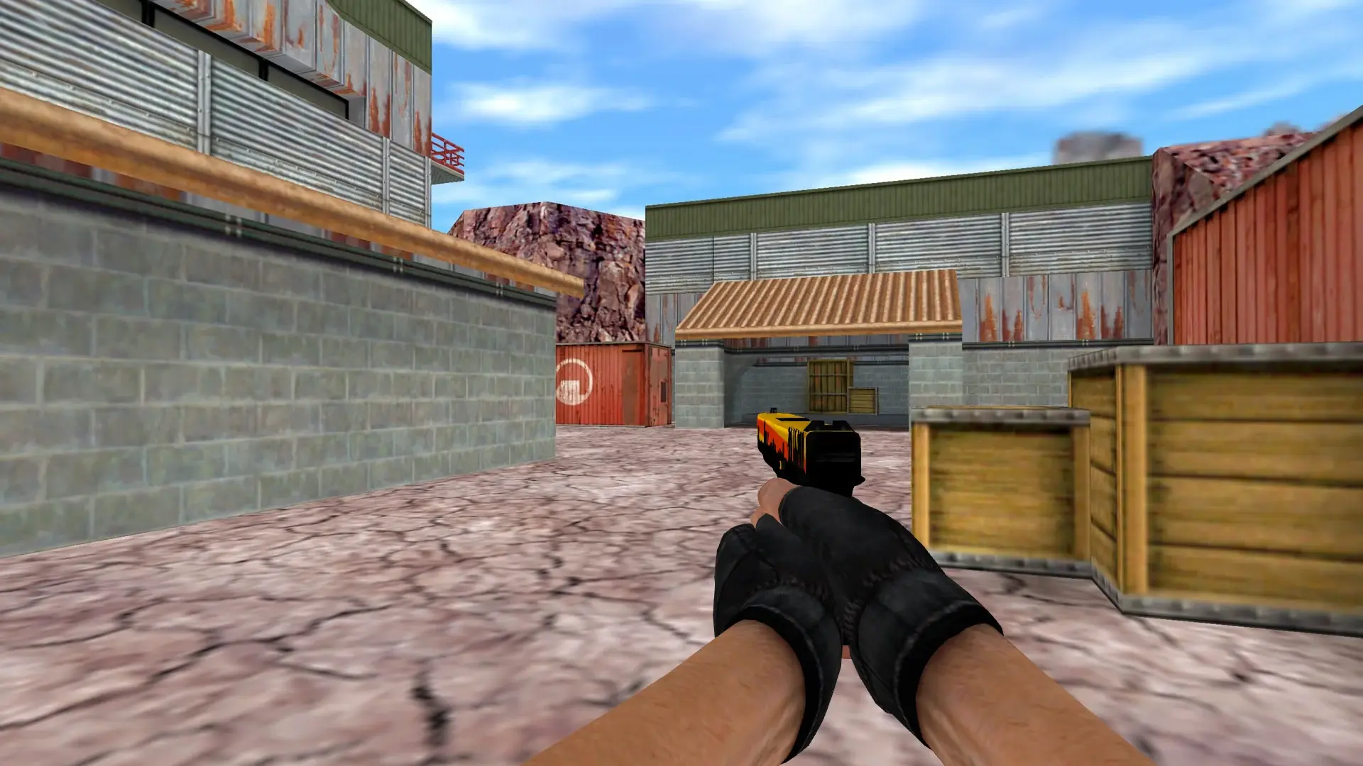 Glock-18 City Scape — de_nuke (first person)