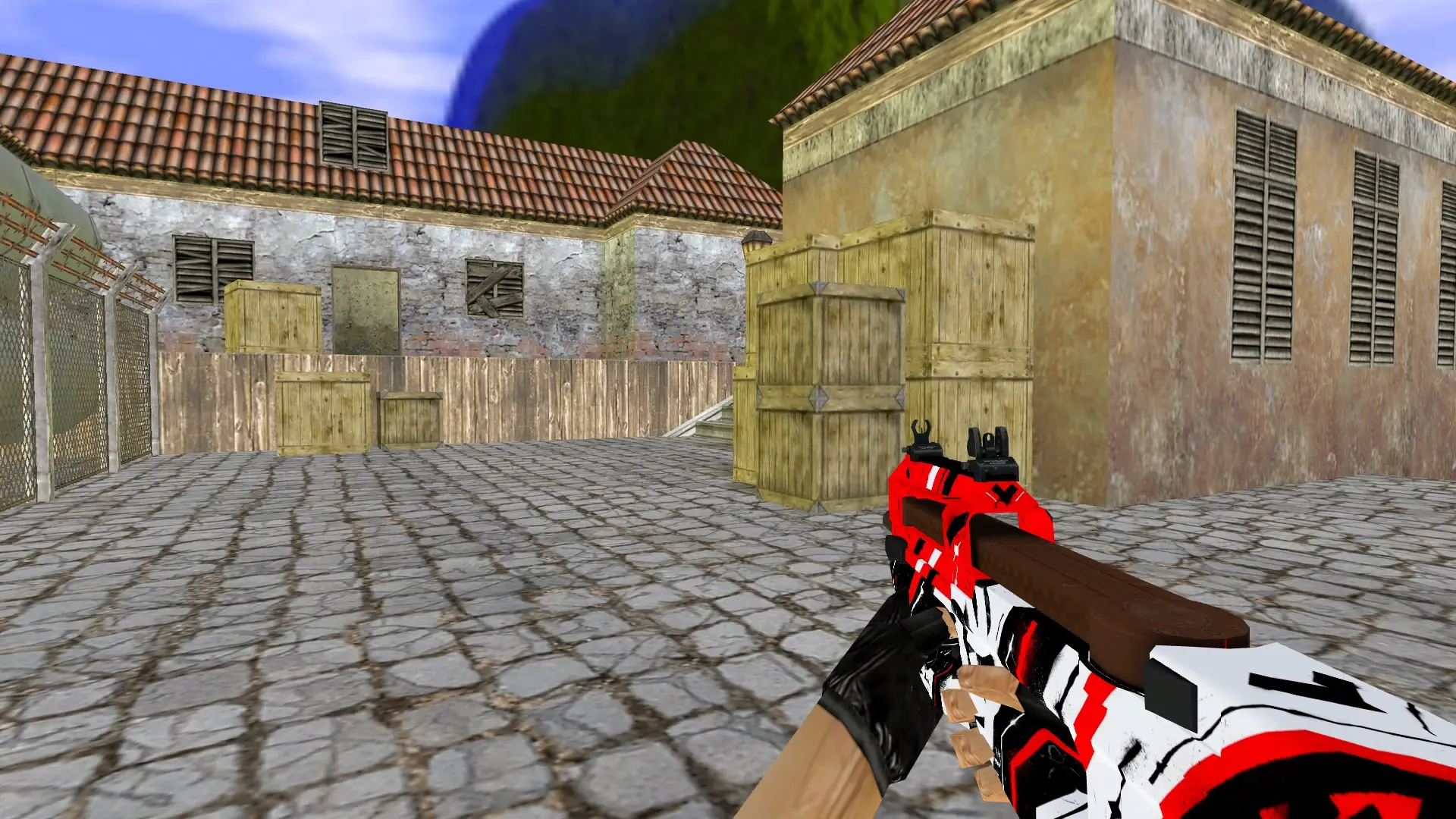 P90 Calligraphy — de_inferno (first person)