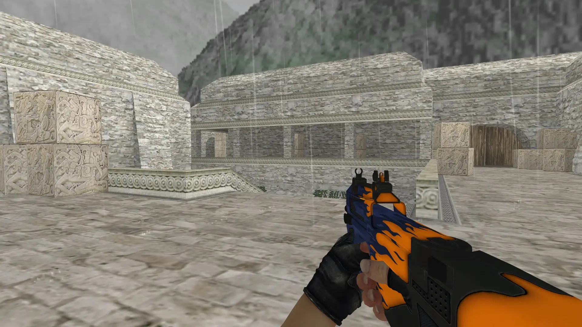 P90 Chopper — de_aztec (first person)