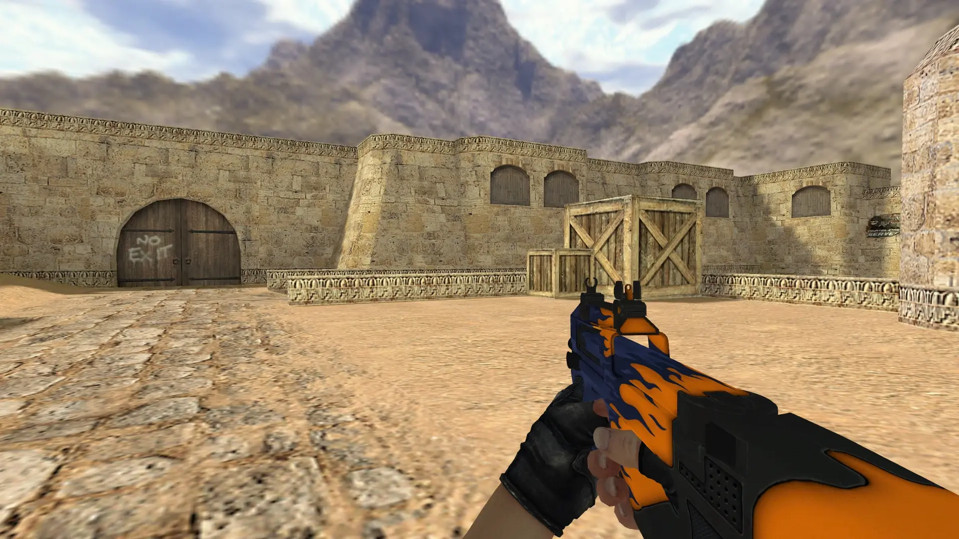 P90 Chopper — de_dust2 (first person)