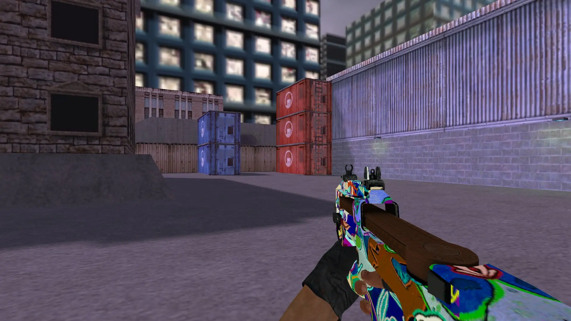 P90 Colorful — cs_assault (first person)
