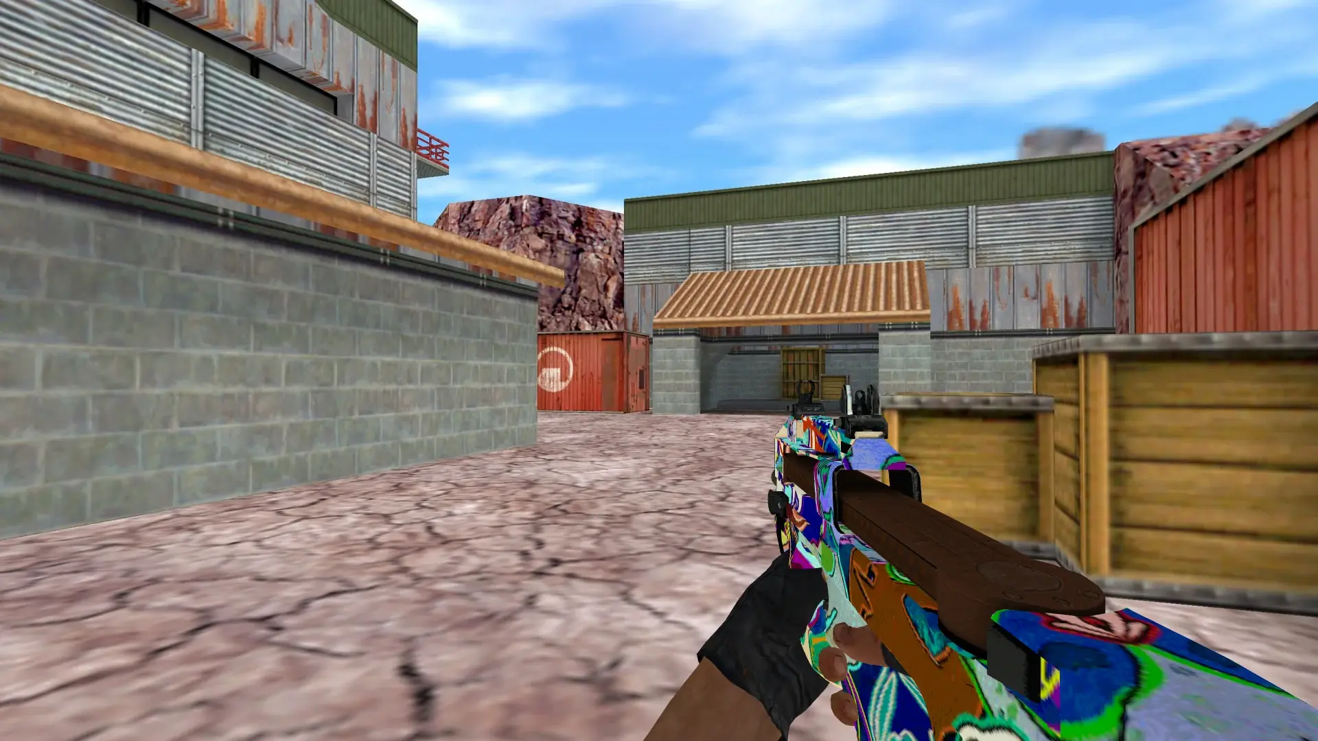 P90 Colorful — de_nuke (first person)