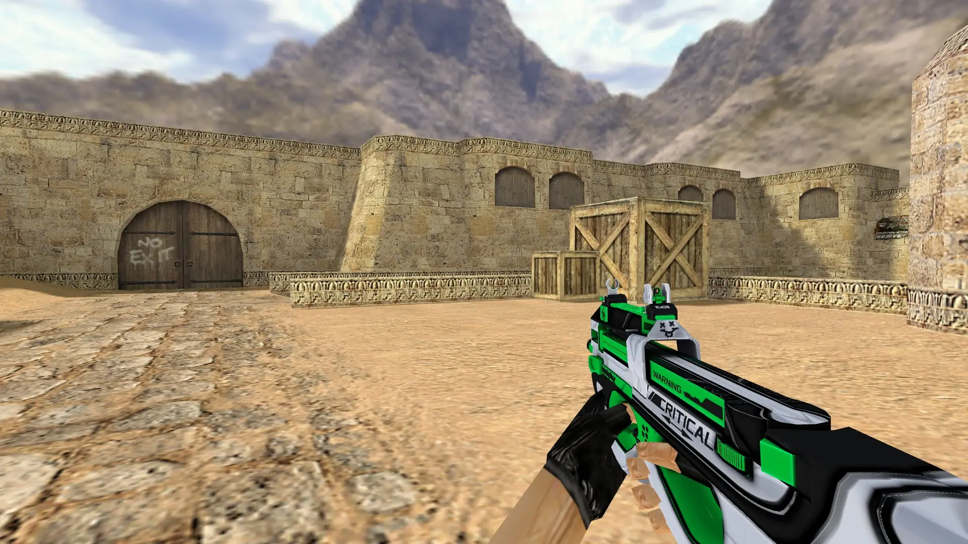 P90 Critical — de_dust2 (first person)