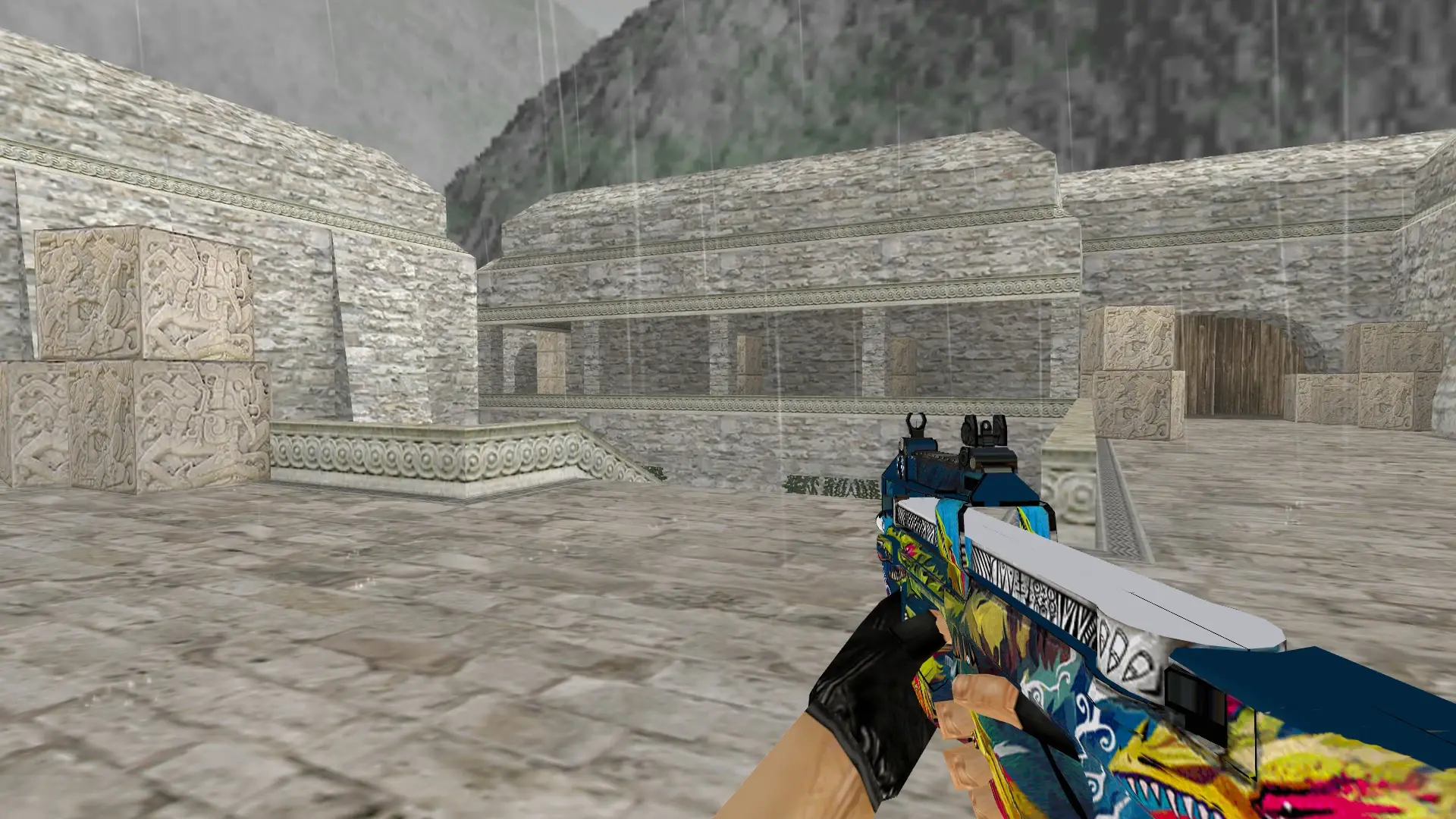 P90 Cyclone — de_aztec (first person)