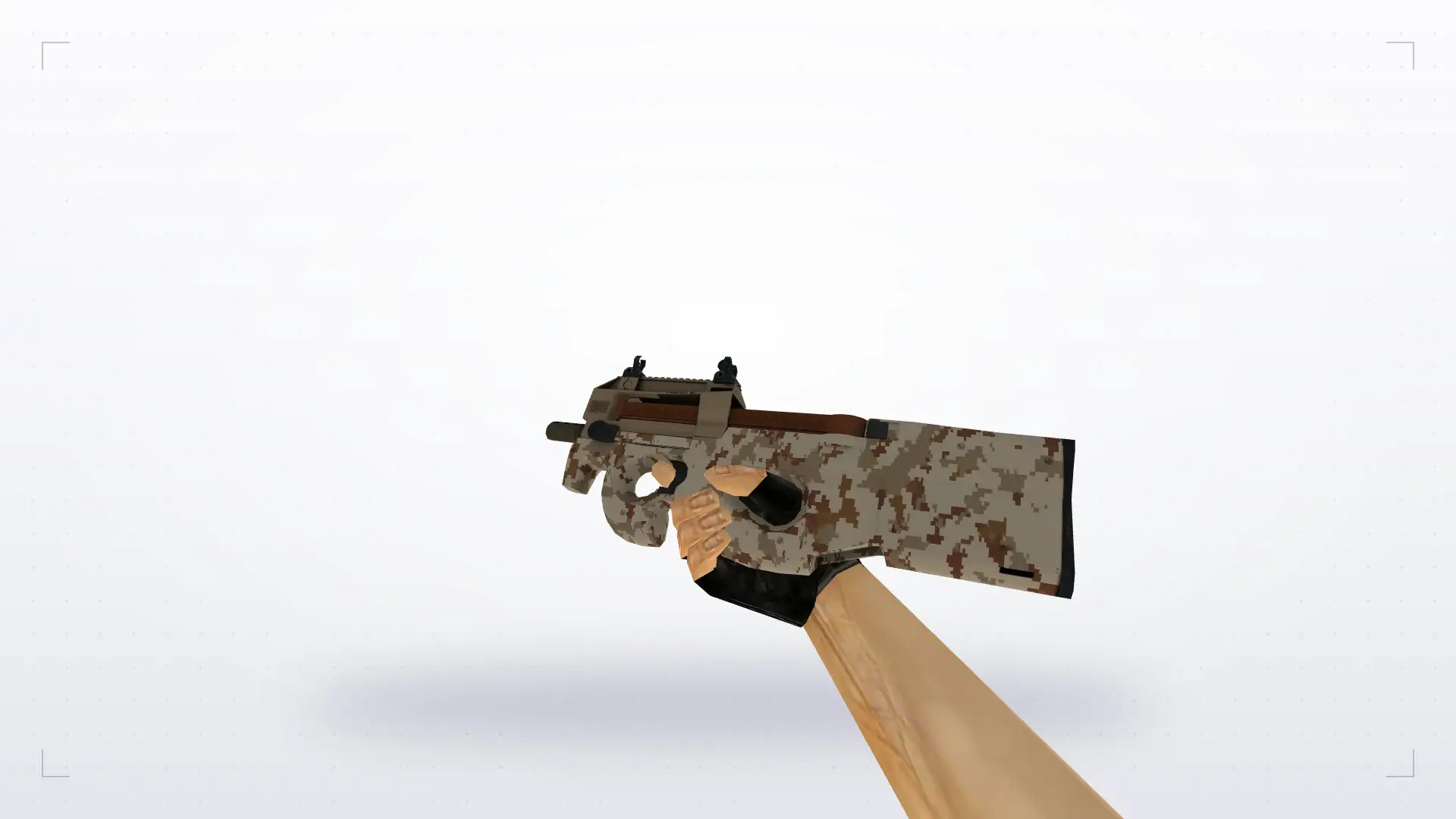 P90 | Desert DDPAT — first person
