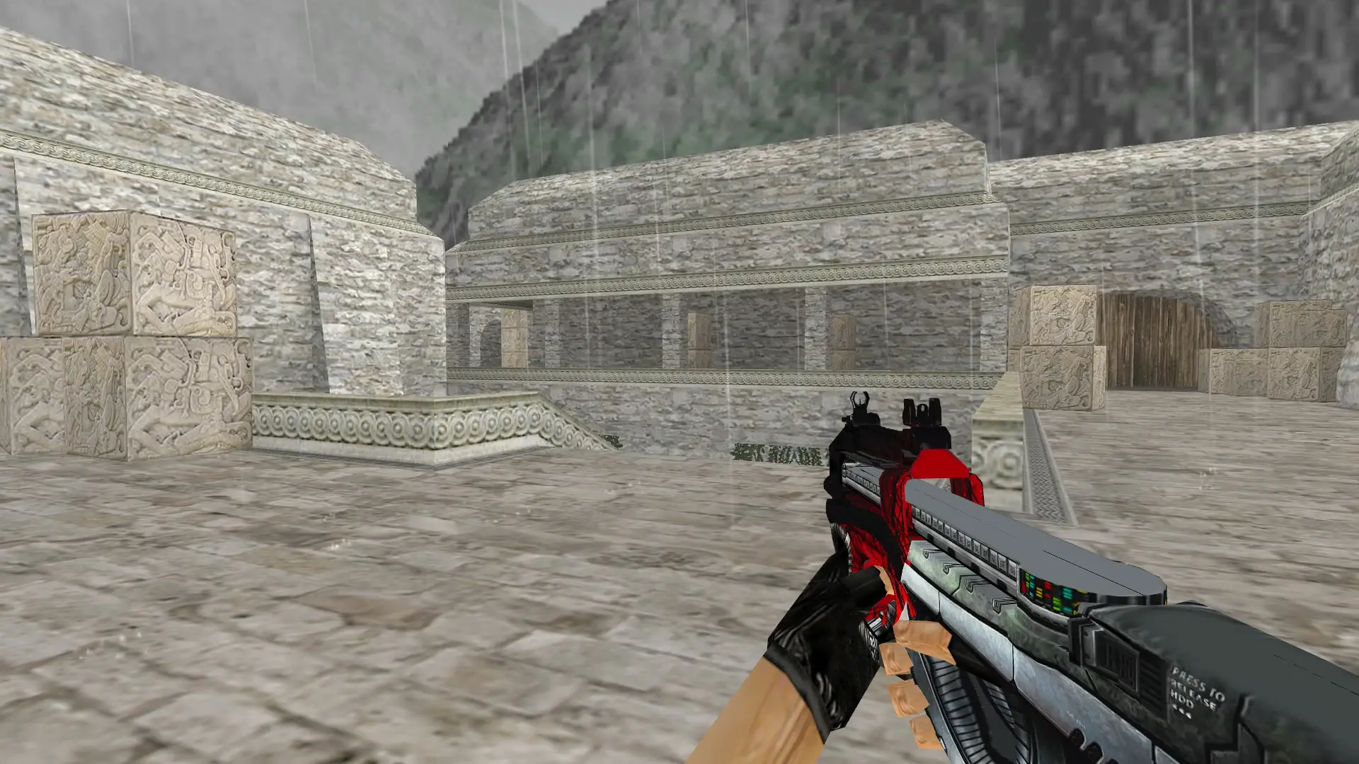 P90 Eye Spy — de_aztec (first person)