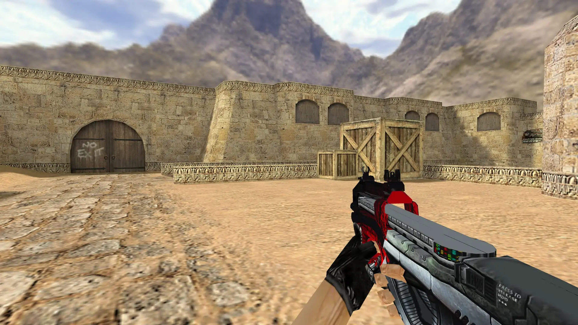 P90 Eye Spy — de_dust2 (first person)