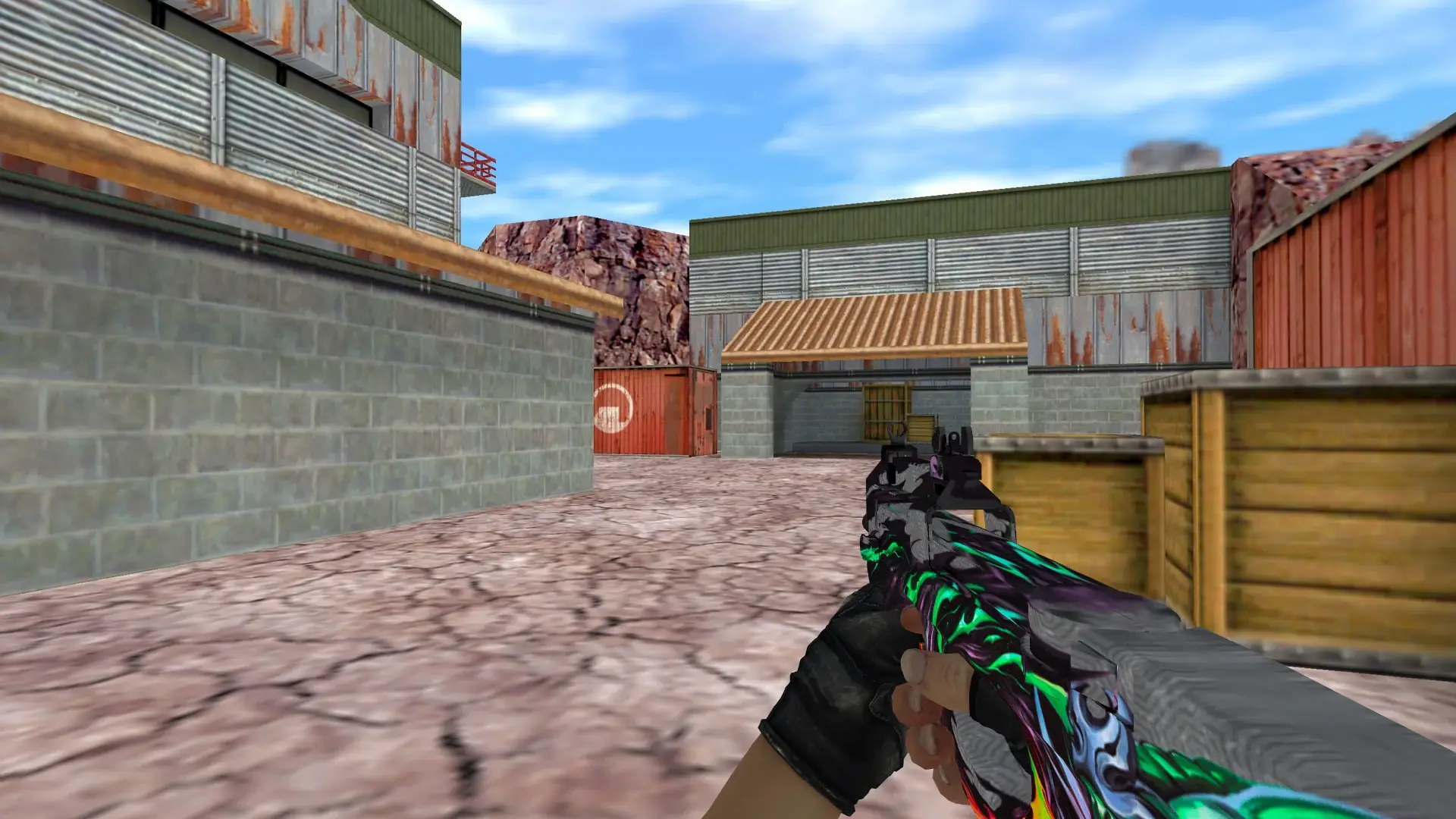 P90 Fire Dragon — de_nuke (first person)