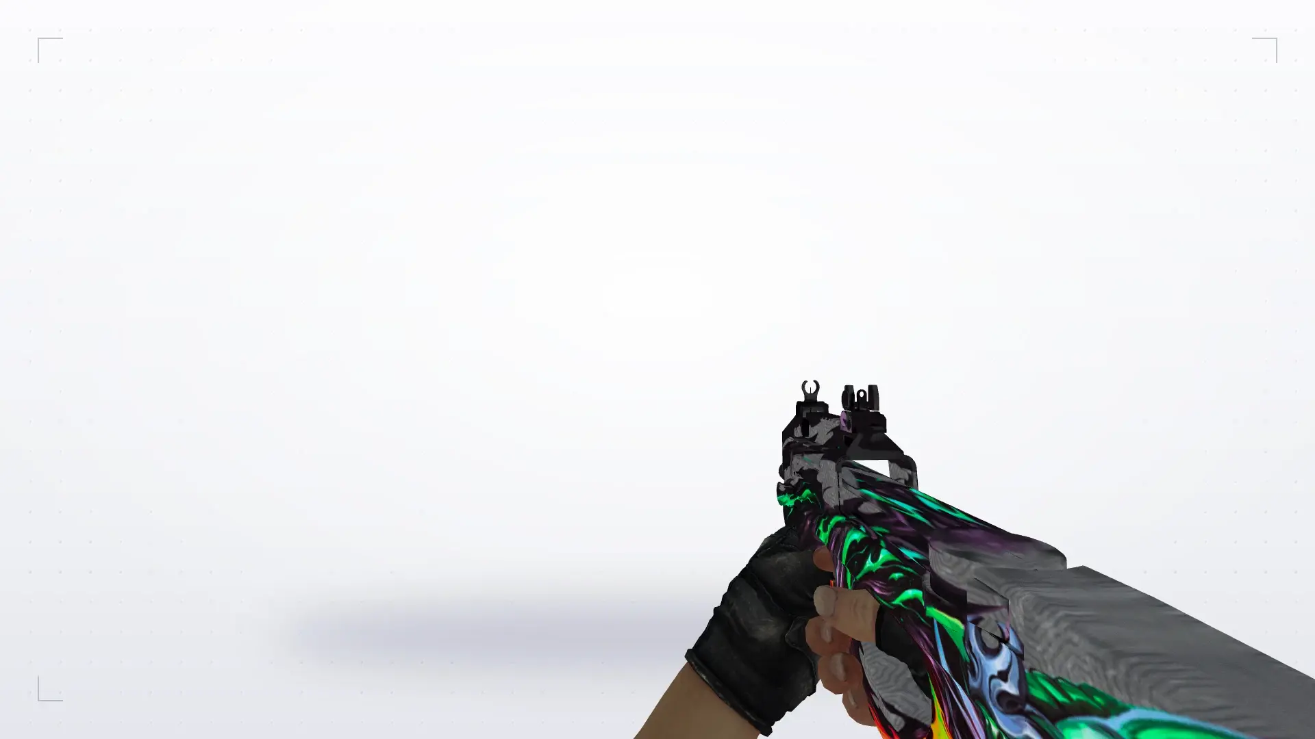 P90 Fire Dragon — first person