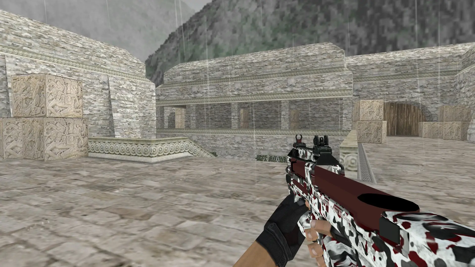 P90 Flush Royale — de_aztec (first person)
