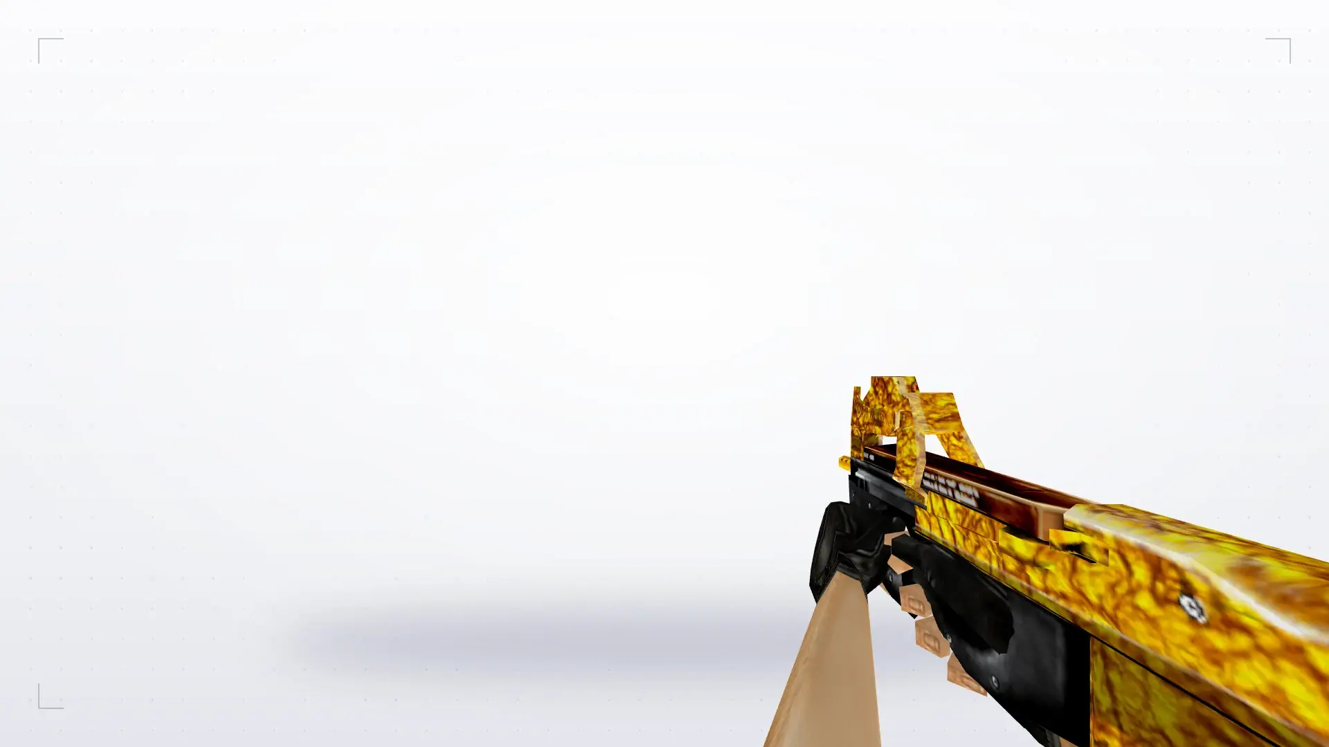Default P90 Golden — first person
