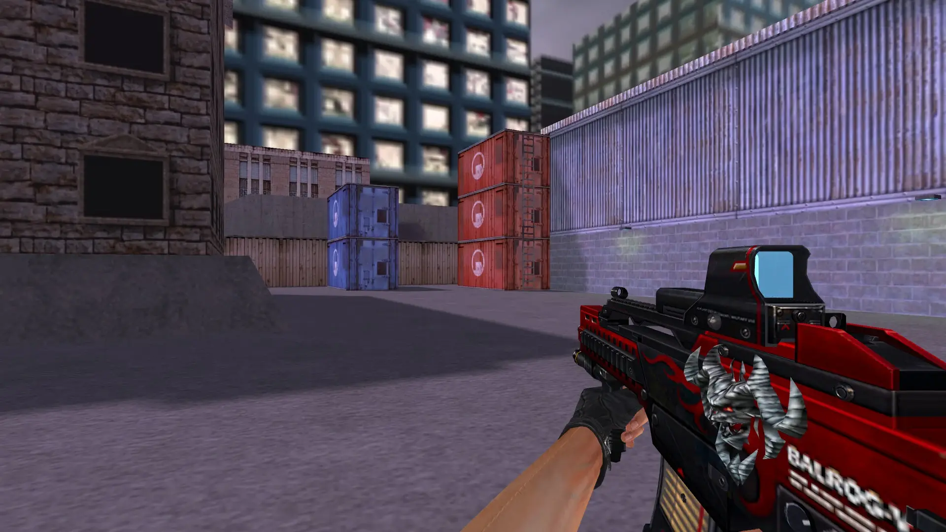 P90 Future Dragon — cs_assault (first person)