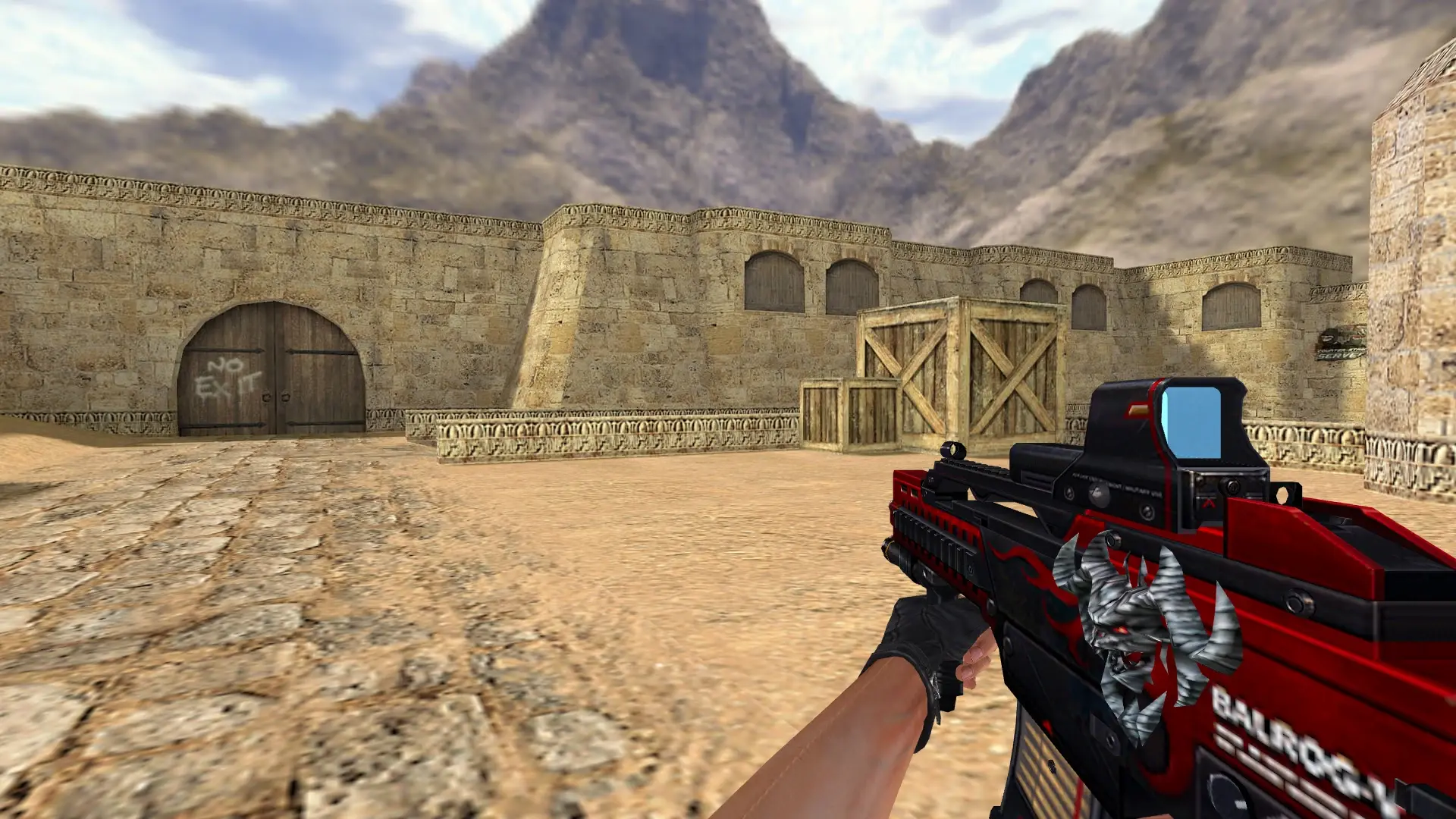 P90 Future Dragon — de_dust2 (first person)