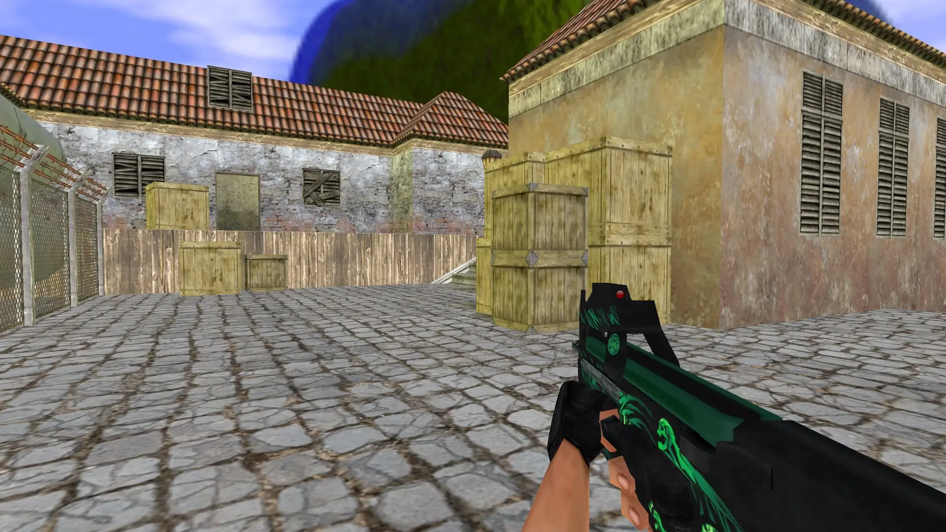 Default P90 Grim — de_inferno (first person)