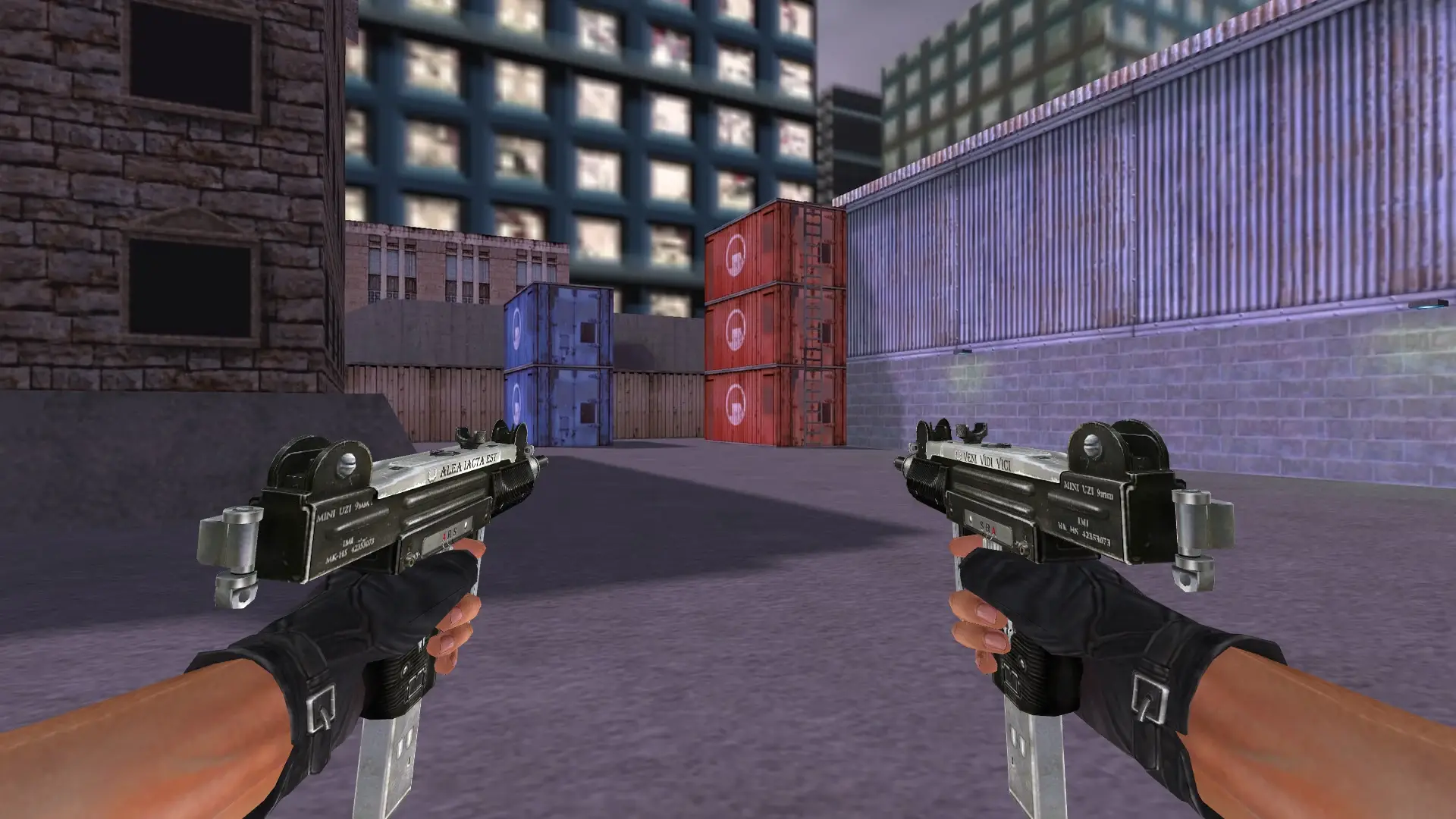 Dual Uzi — cs_assault (first person)