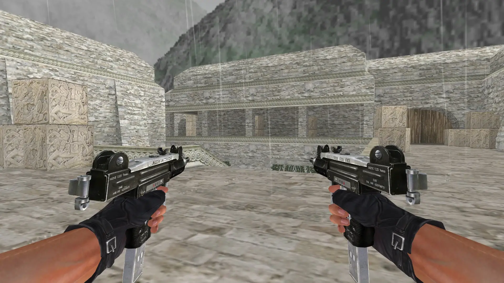 Dual Uzi — de_aztec (first person)