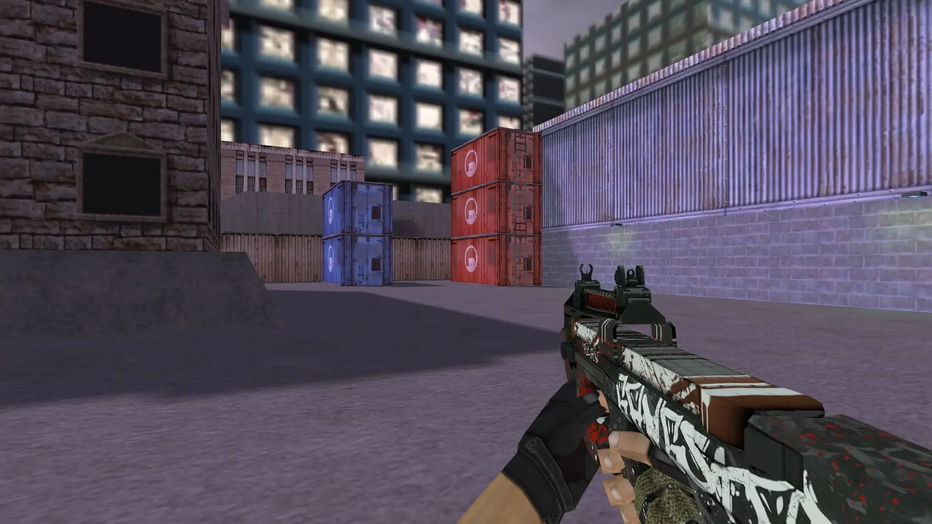 P90 Gangstar — cs_assault (first person)