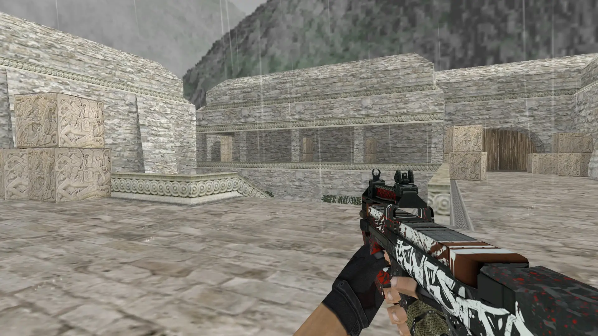 P90 Gangstar — de_aztec (first person)