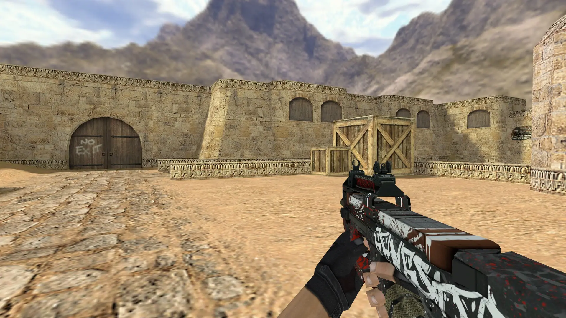 P90 Gangstar — de_dust2 (first person)