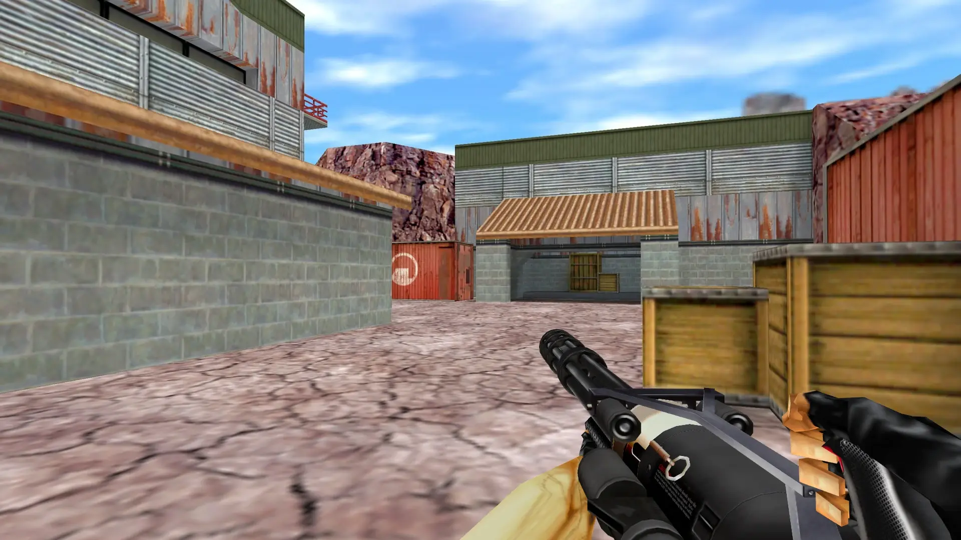 Minigun — de_nuke (first person)