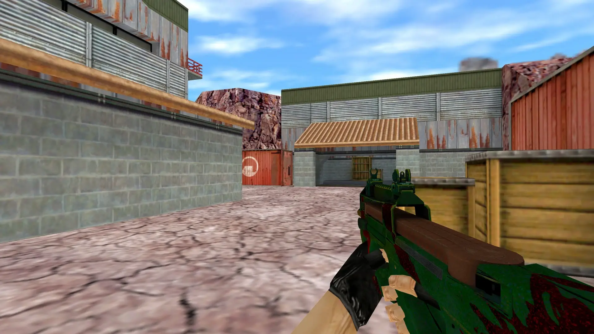 P90 Green Goblin — de_nuke (first person)