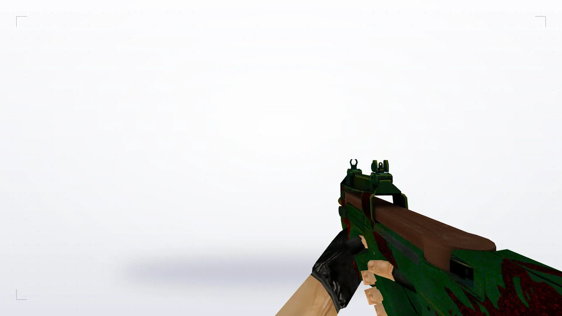 P90 Green Goblin — first person