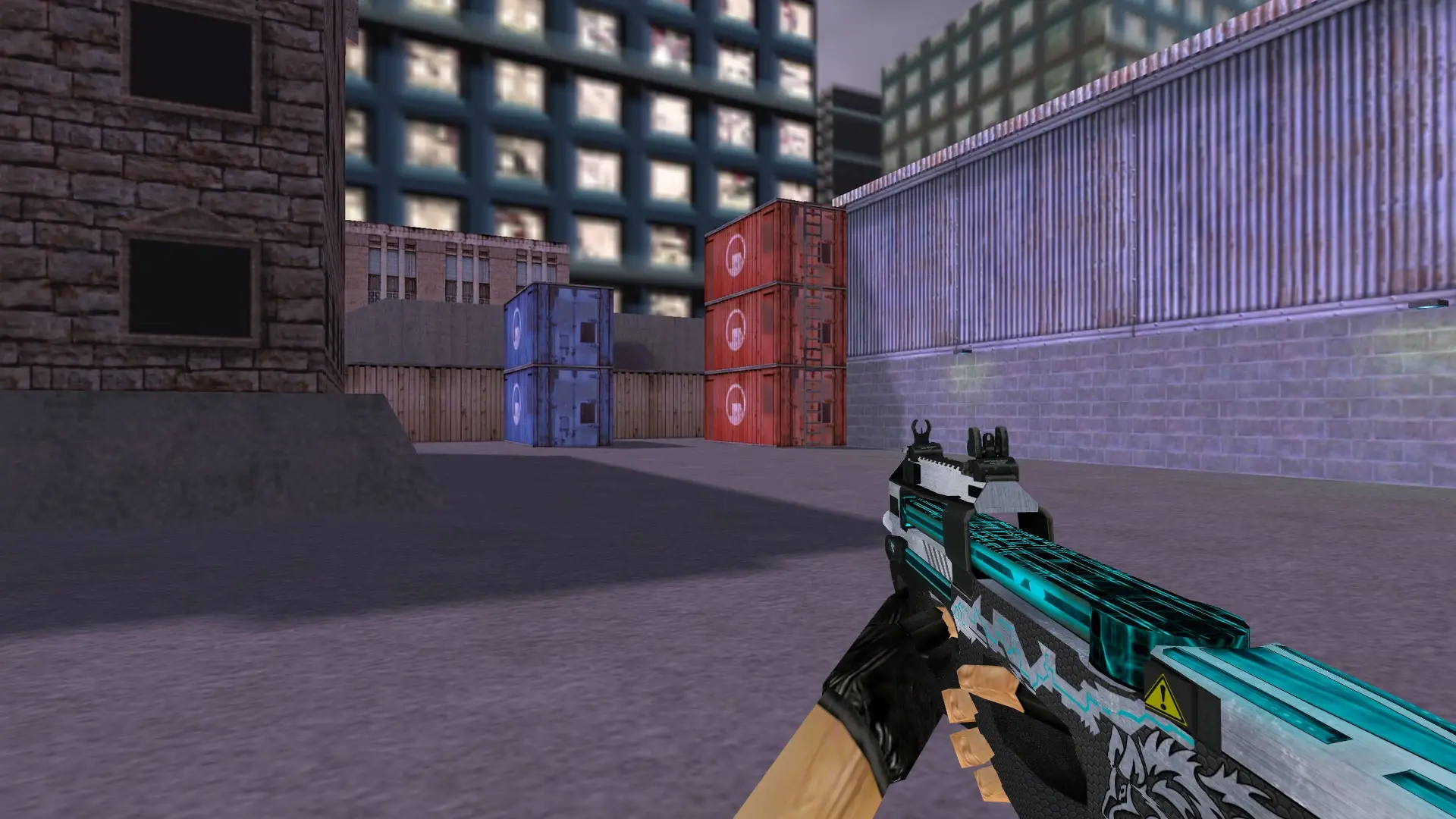 P90 Alpha — cs_assault (first person)