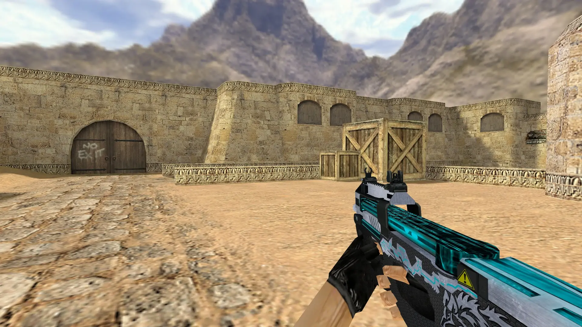 P90 Alpha — de_dust2 (first person)