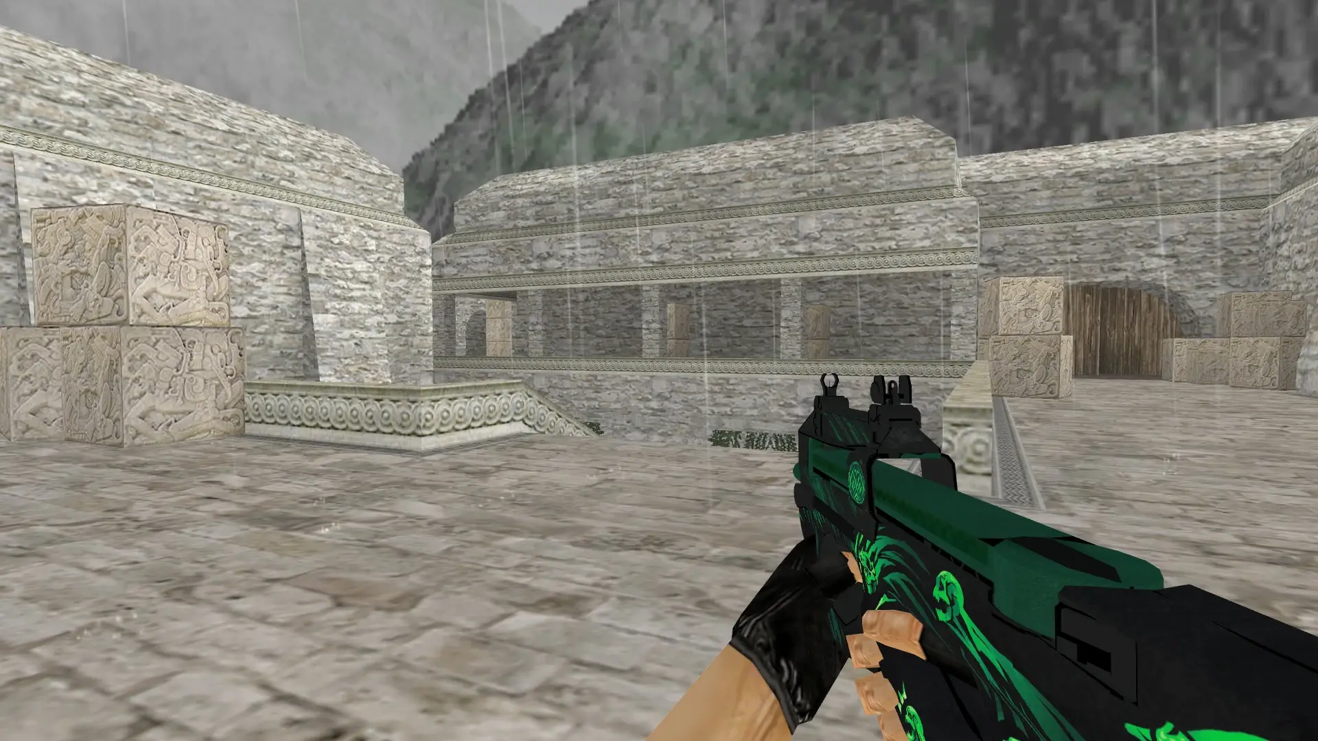 P90 Grim — de_aztec (first person)