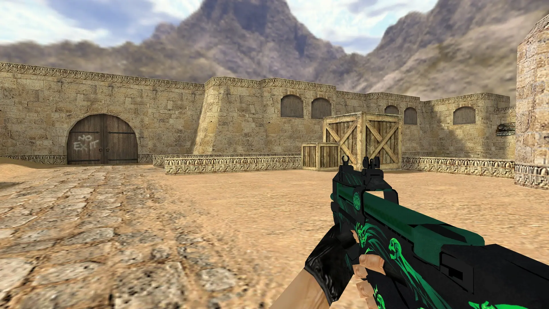 P90 Grim — de_dust2 (first person)
