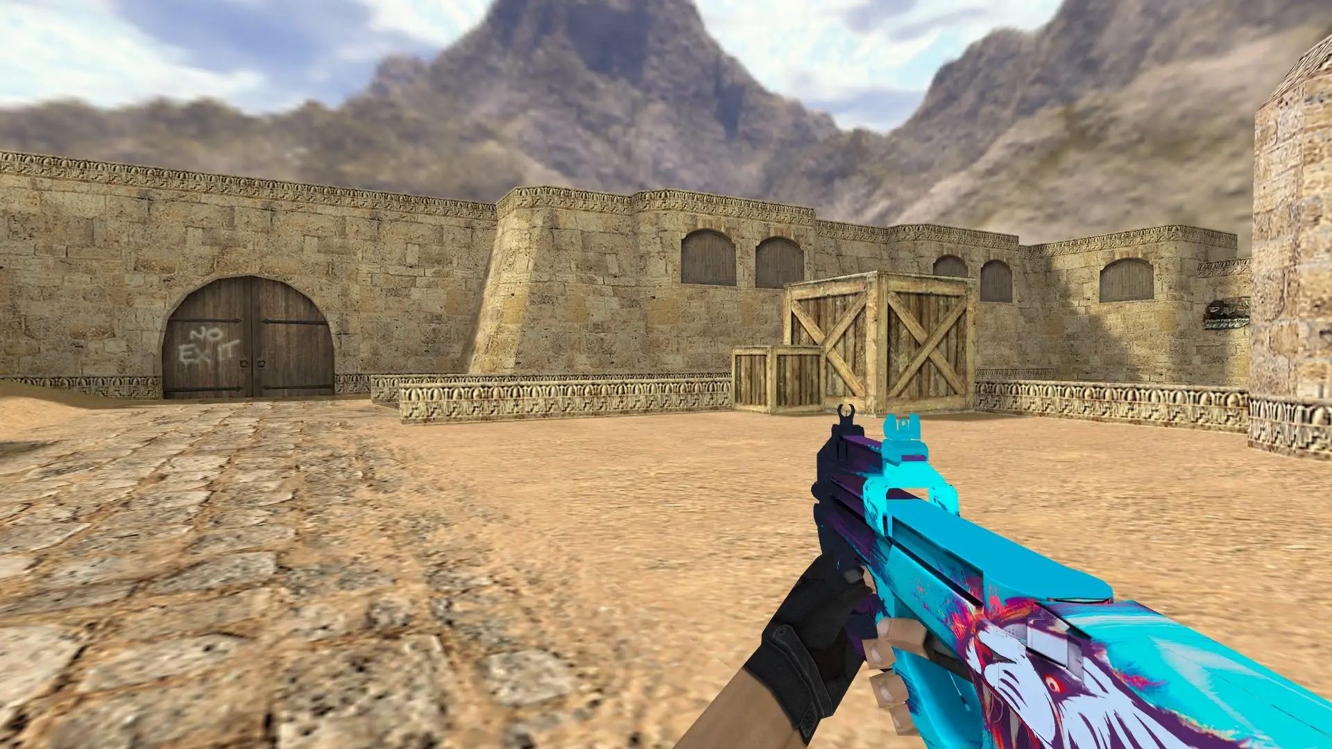 P90 Grimalkin — de_dust2 (first person)
