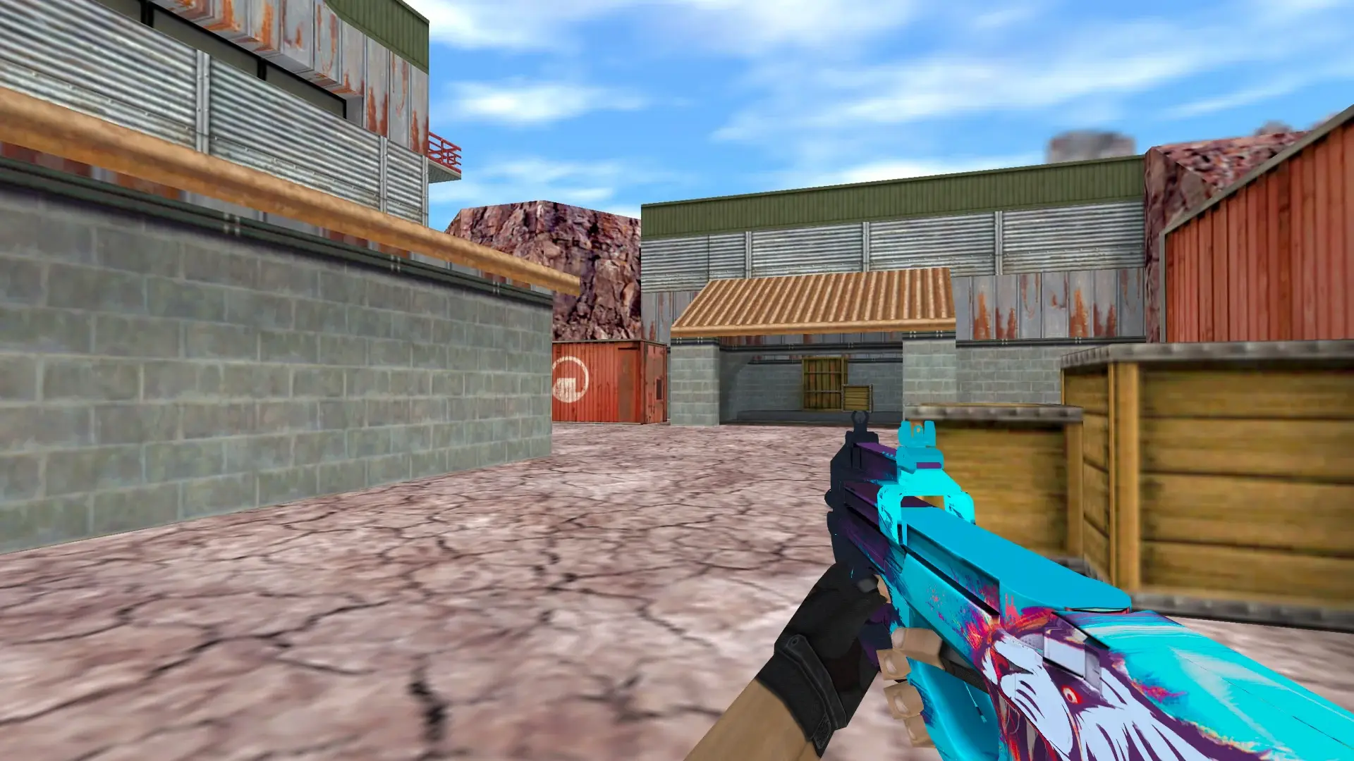 P90 Grimalkin — de_nuke (first person)