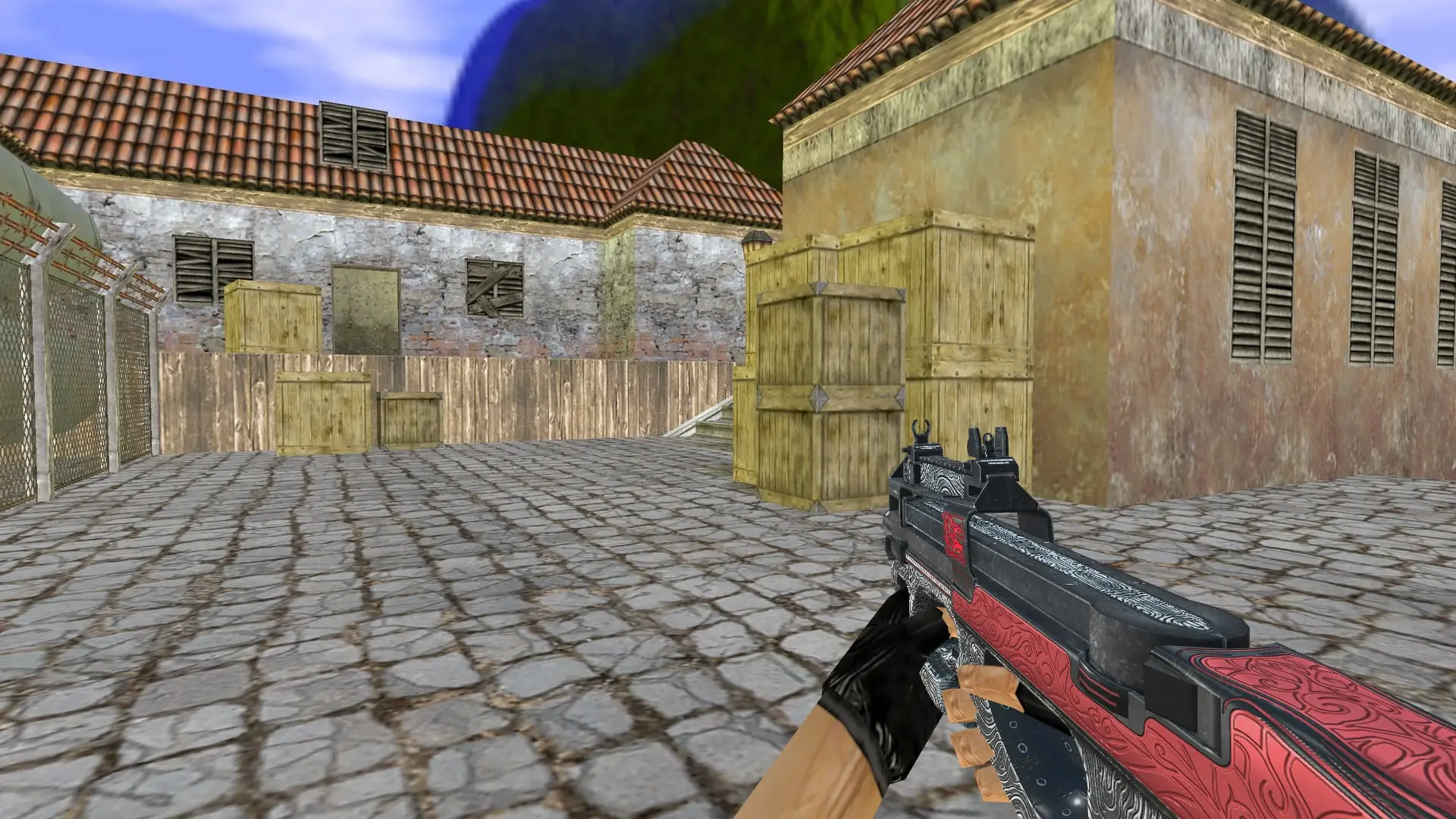 P90 Bark Beetle Red — de_inferno (first person)