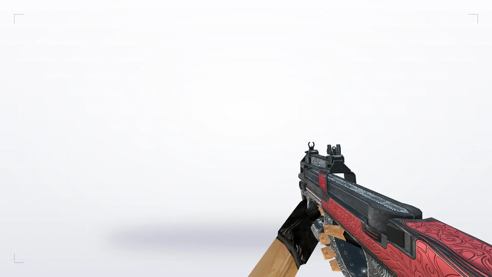 P90 Bark Beetle Red — first person