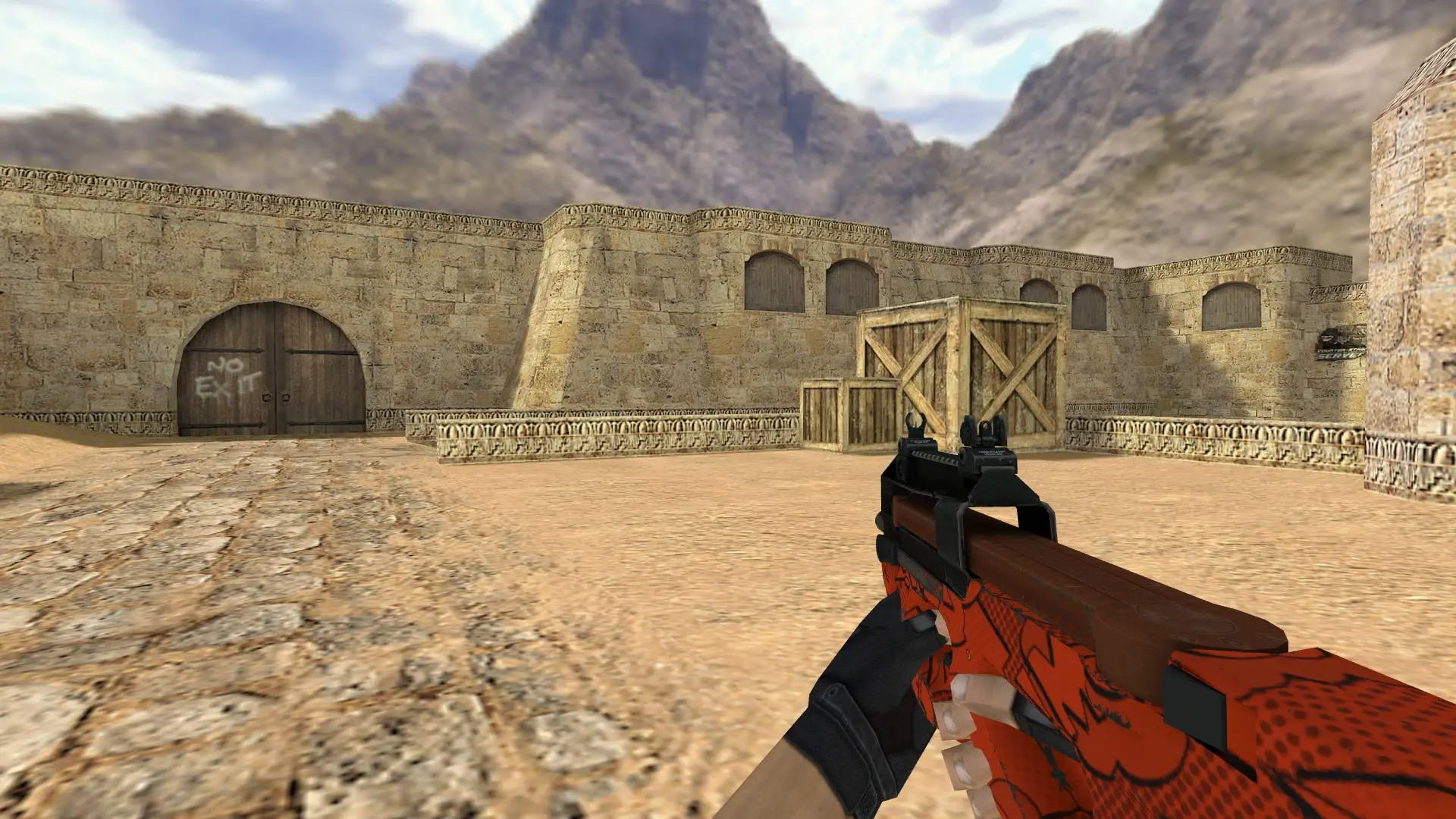 P90 Boom — de_dust2 (first person)