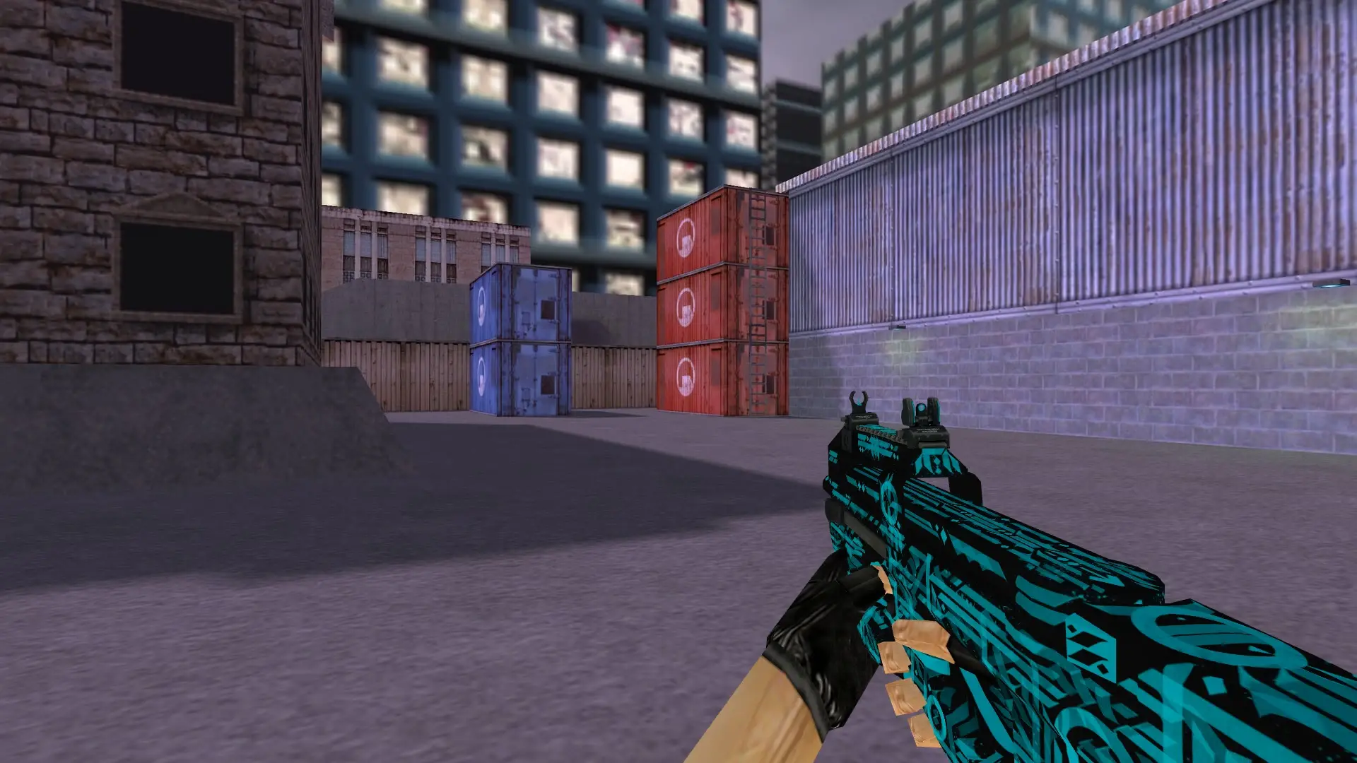 P90 Handwritten — cs_assault (first person)