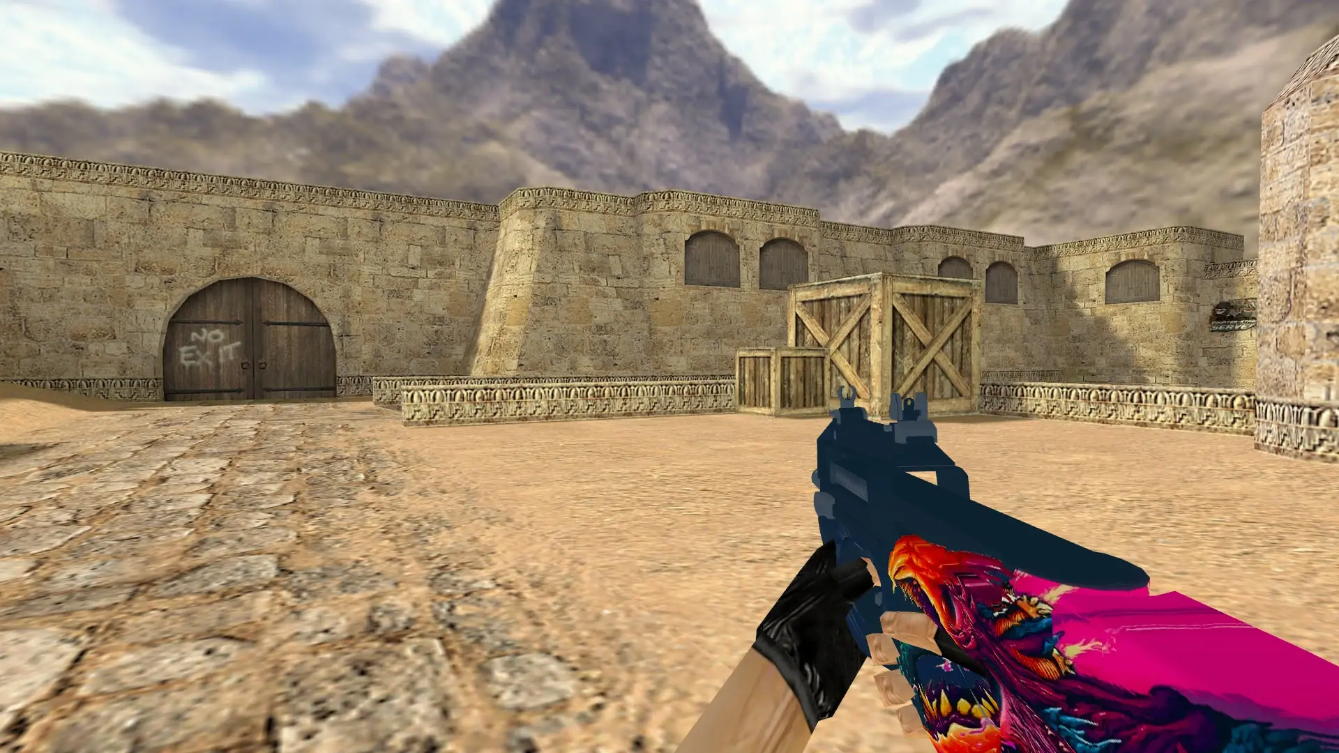 P90 Hyper Beast — de_dust2 (first person)