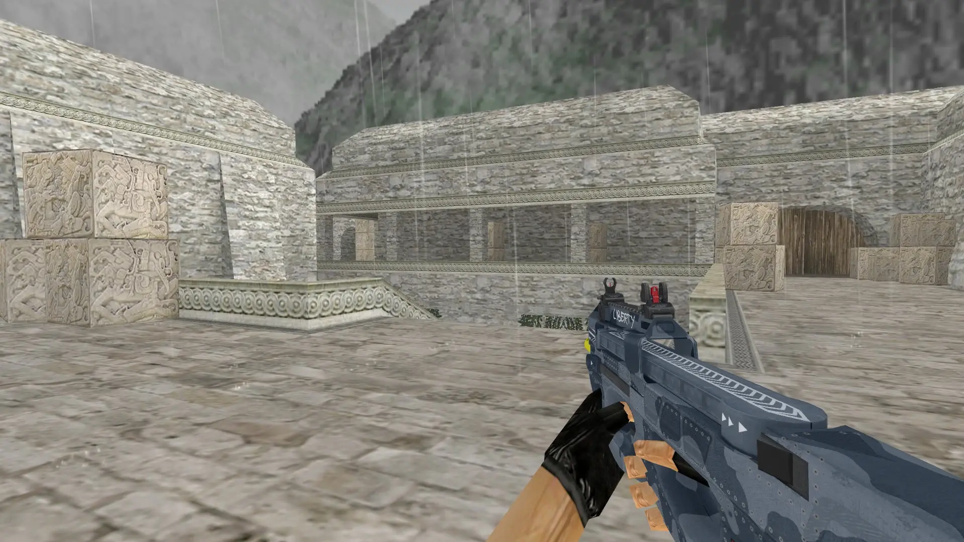 P90 Liberty — de_aztec (first person)