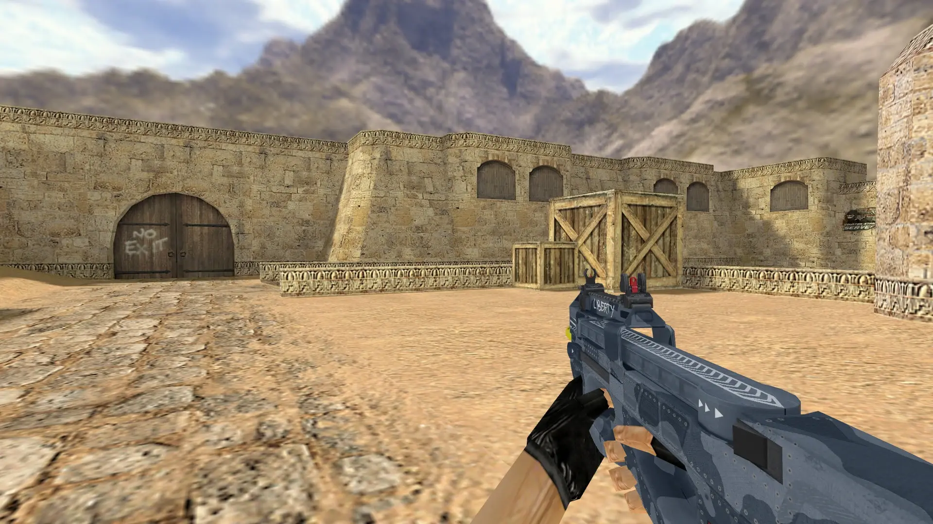 P90 Liberty — de_dust2 (first person)