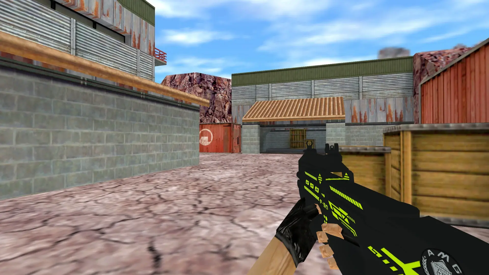 P90 Machine — de_nuke (first person)