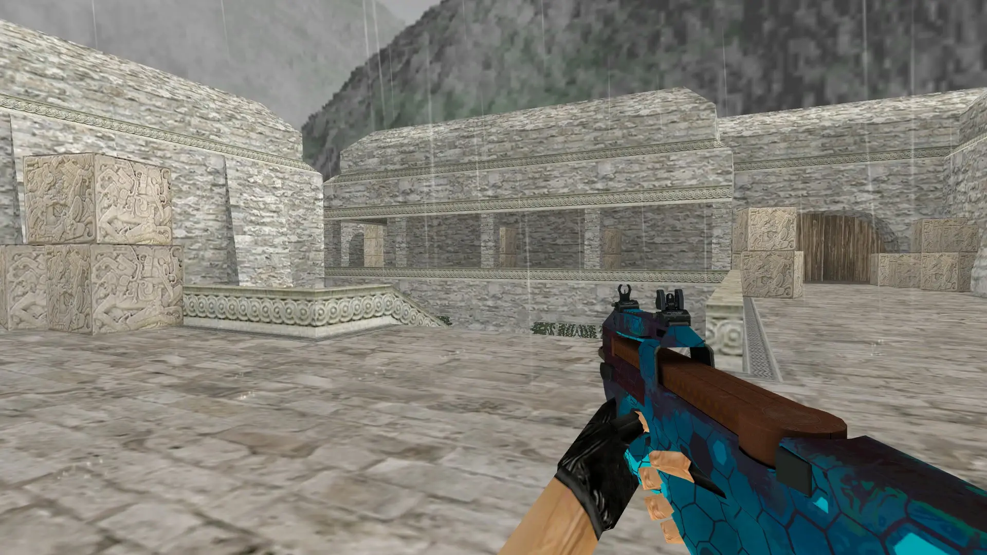 P90 Module — de_aztec (first person)