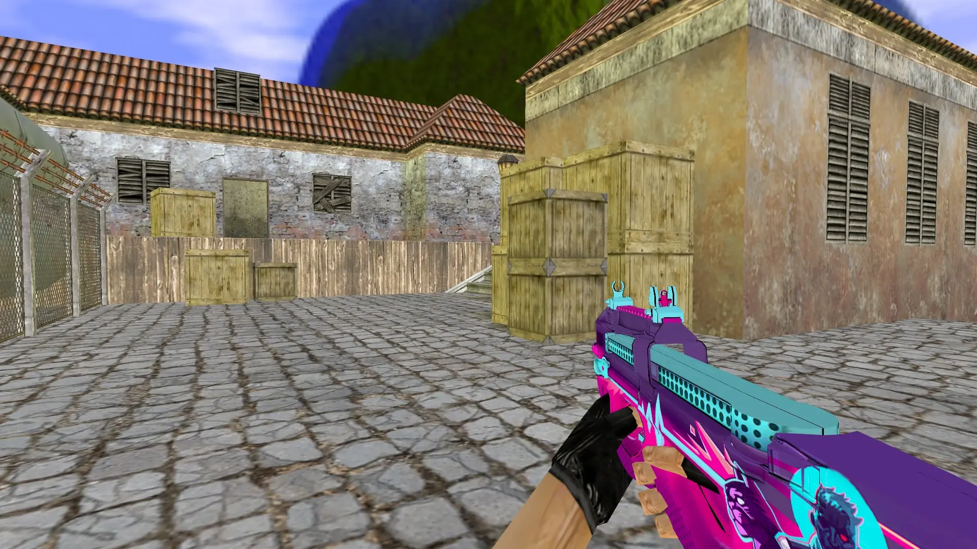 P90 Neon Rider — de_inferno (first person)
