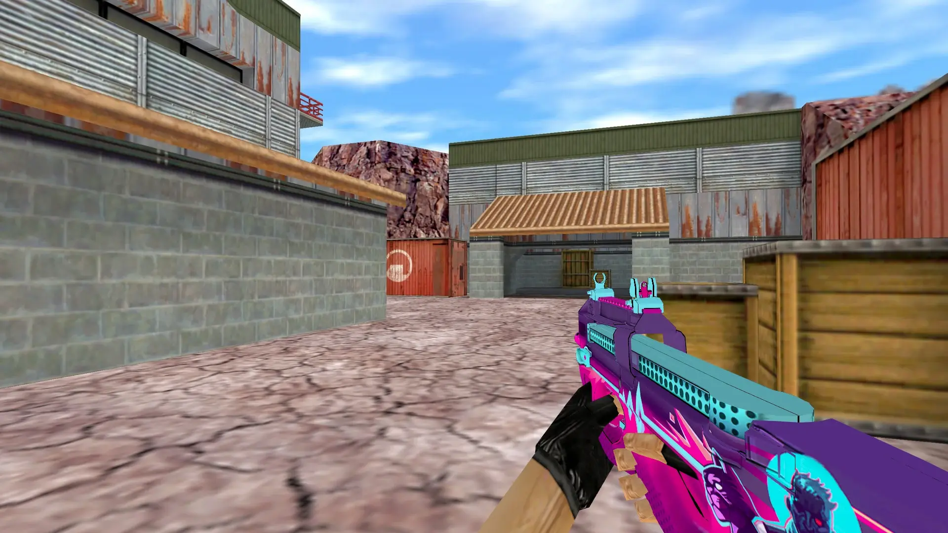 P90 Neon Rider — de_nuke (first person)