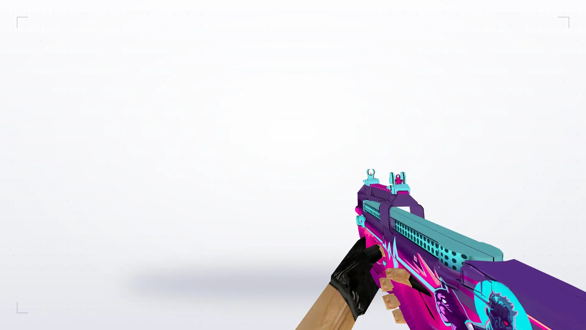 P90 Neon Rider — first person