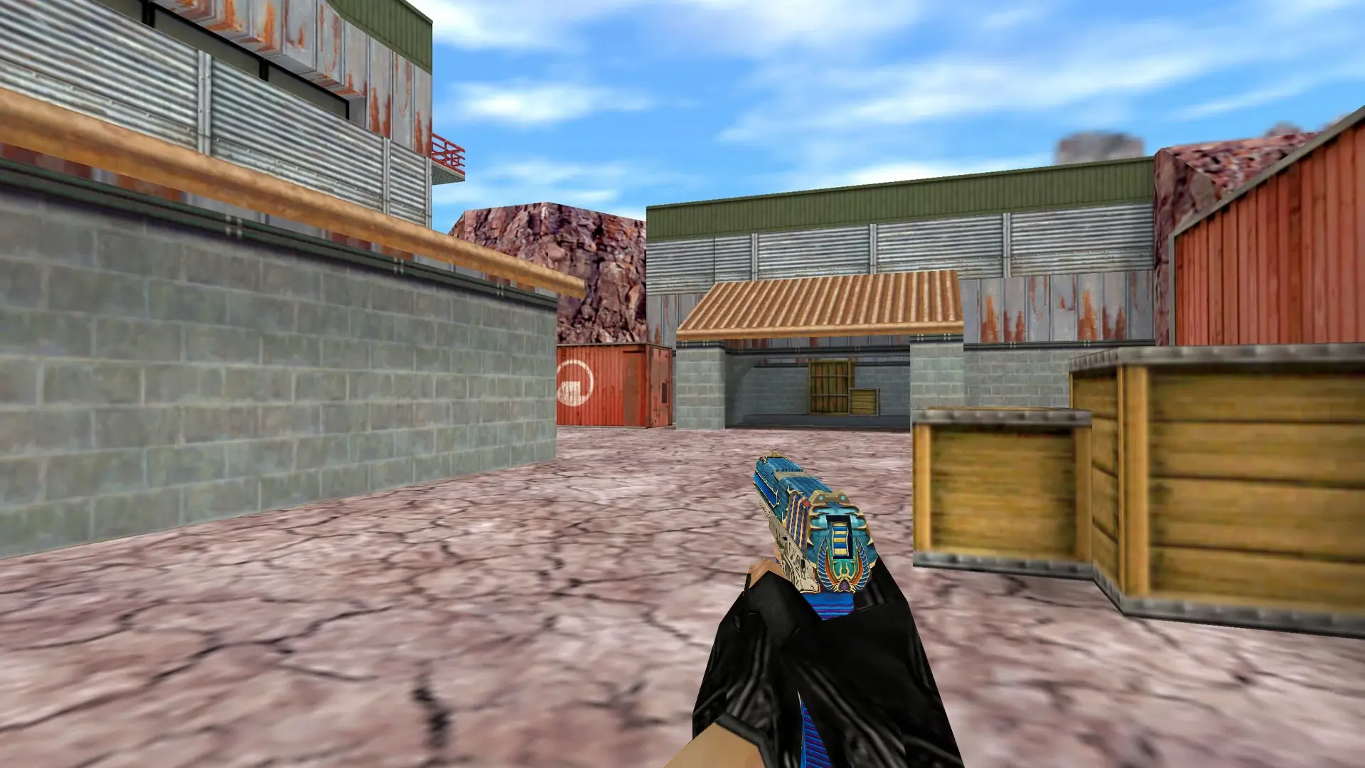 P2000 Royal Scarab — de_nuke (first person)