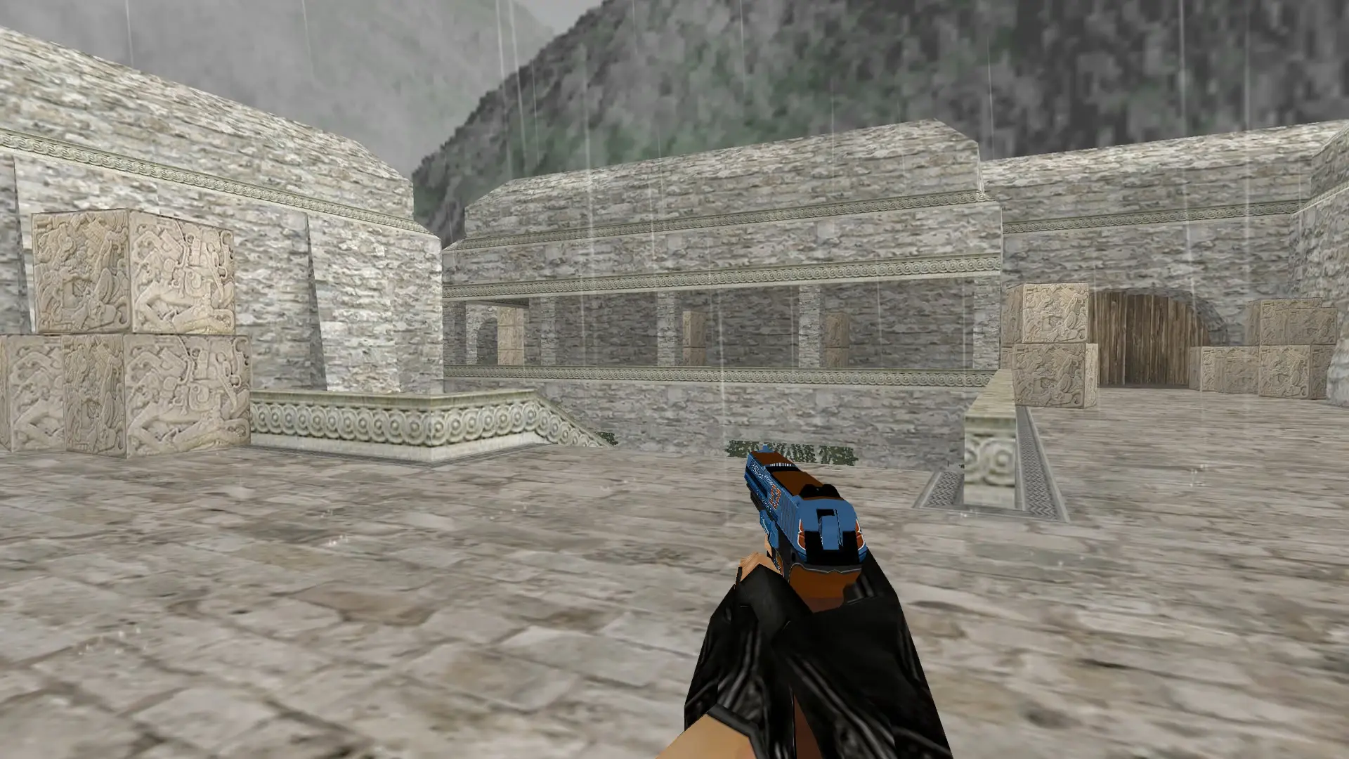 P2000 Starrideer Blue — de_aztec (first person)