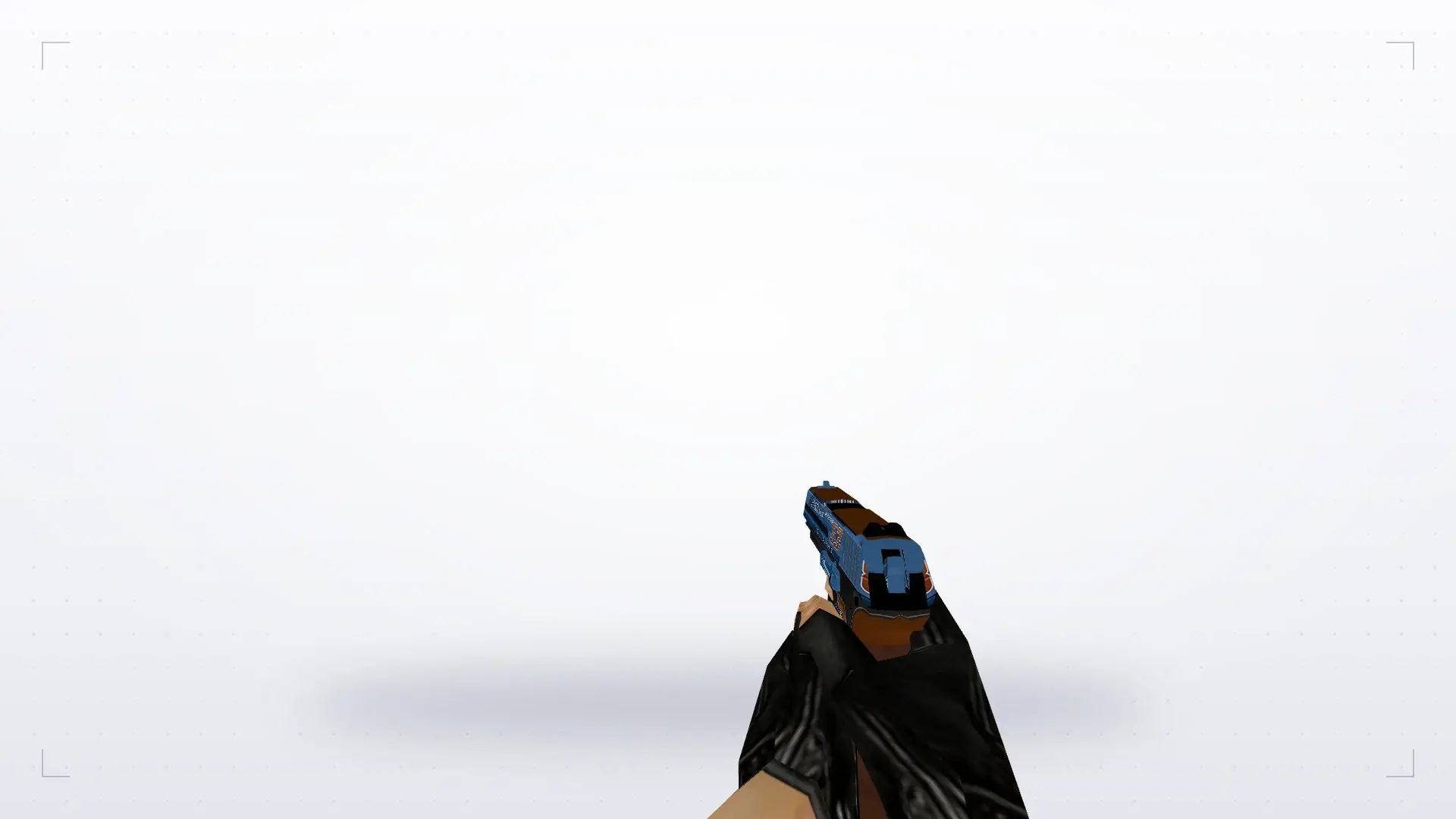 P2000 Starrideer Blue — first person