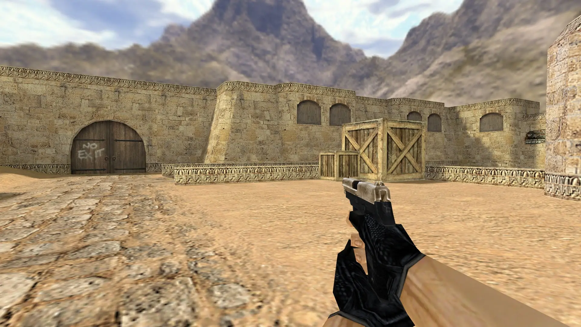 P228 Golden — de_dust2 (first person)