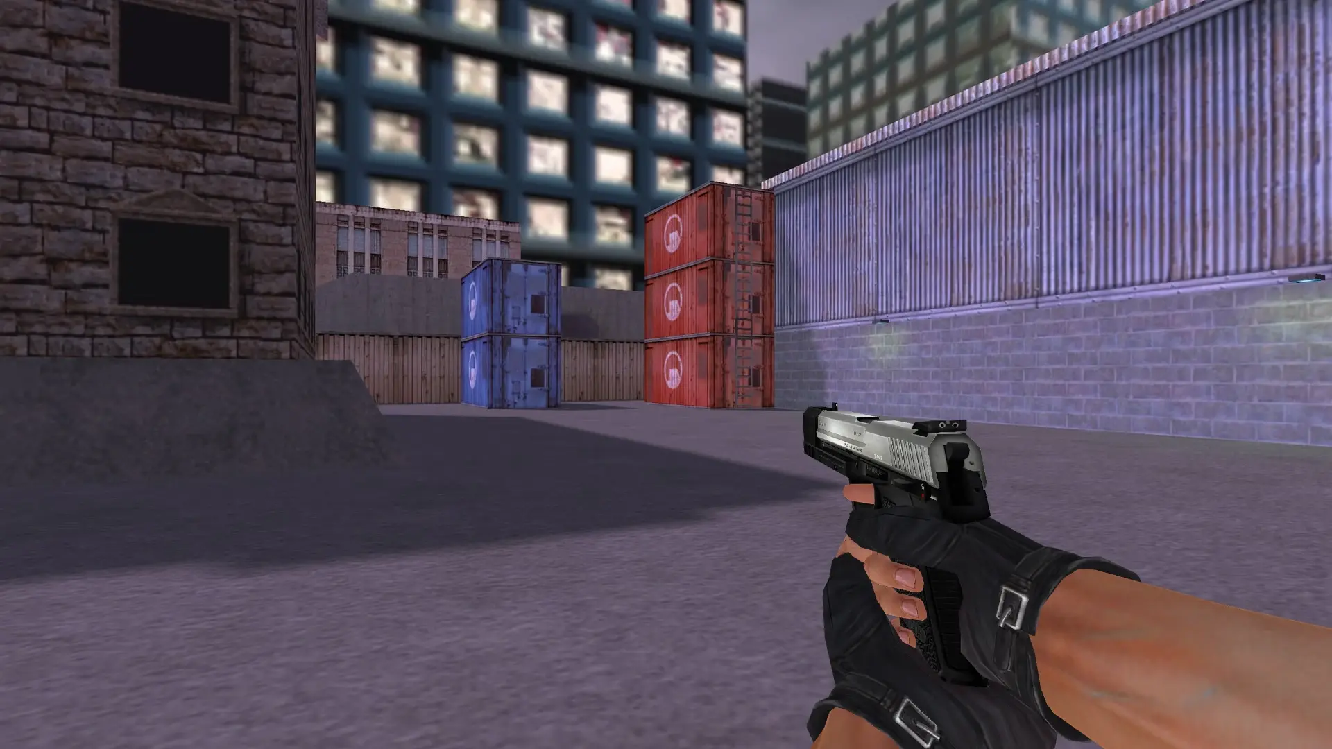P228 Silver — cs_assault (first person)